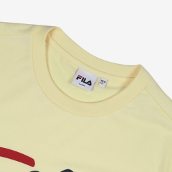 Fila Crayon Logo - Miesten Poolopaita - Keltainen | FI-46457